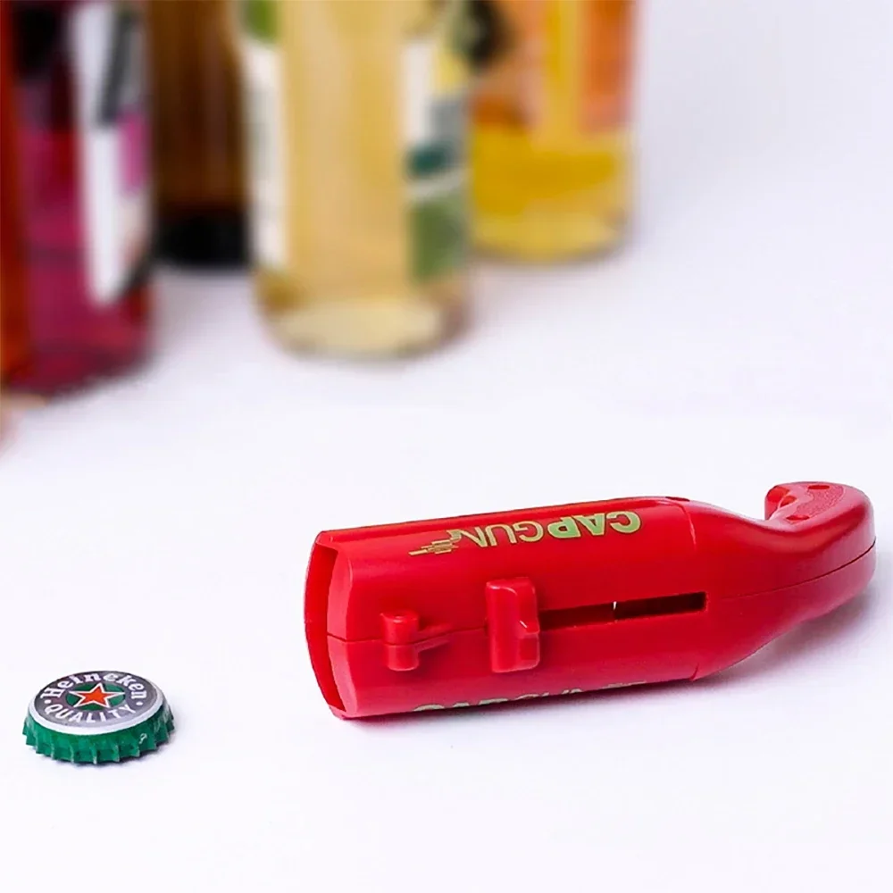 Cap Gun Beer Bottle Opener Portable Beverage Drinking Opening Gun Cap Launcher Kitchen Party Supply Bar Tool Kitchen Acc - Image 4