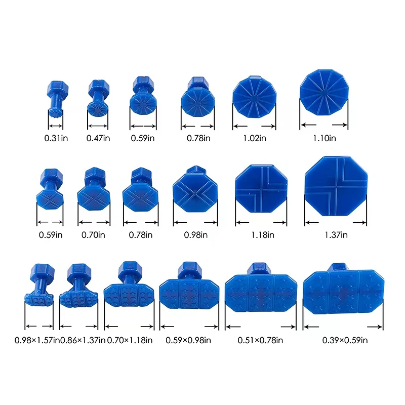 Car Body Sheet Metal Paintless Dent Plastic Puller Kit Auto Hail Pit Removal Repair Tools Hot Multiple Sizes Suction Cup - Image 4