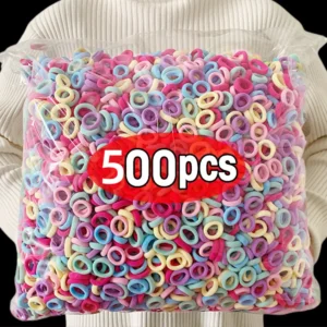 Elastic Hair Bands Ponytail Hold Hair Tie Rubber Bands Scrunchie Hair Accessories Bands for Girls hair accessories for w