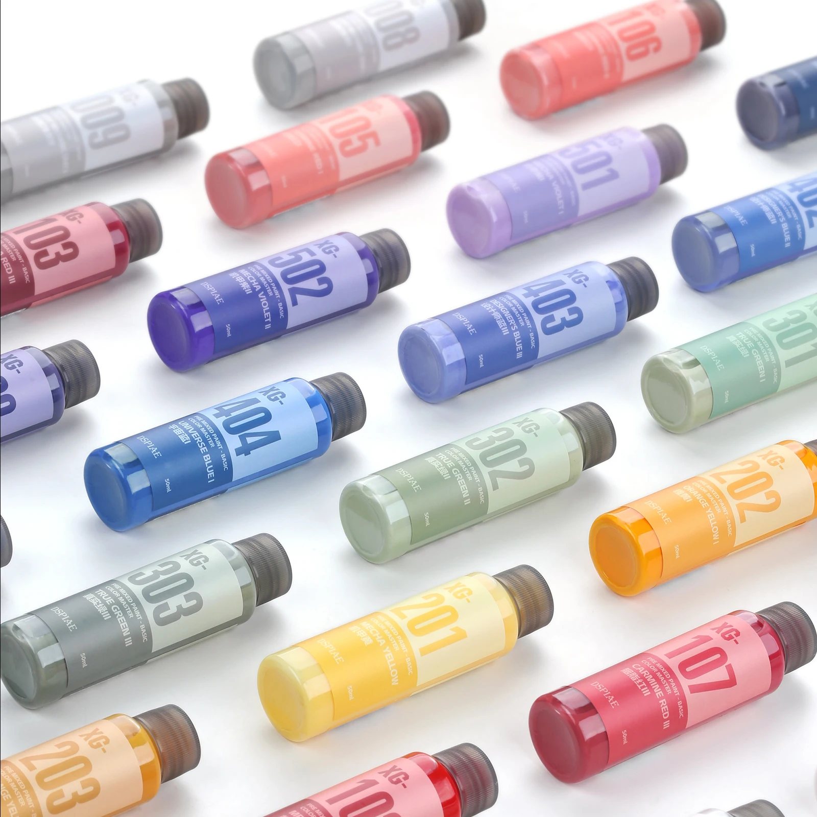 DSPIAE XG Series Pre Mixed Water Based Paint Basic Color Master Spray Painting Hand Painted Model Kit Pigment for Hobby - Image 2