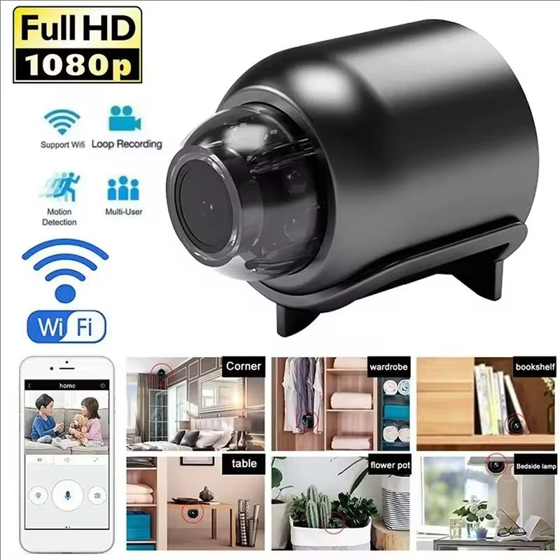 X5 Mini Camera 1080P HD Wifi Wireless Night Vision Motion Detection Video Camera Home Security Camcorder Audio Video Rec - Image 2