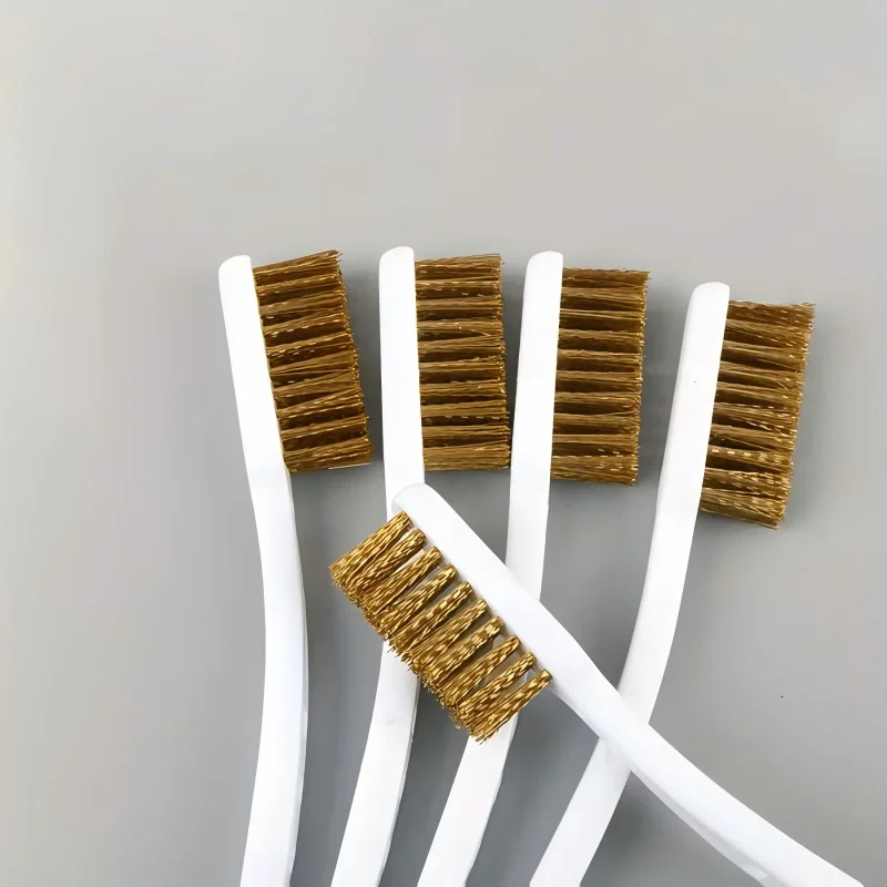 3/5pcs Mini Wire Brush for Paint & Rust Removal Industrial Metal Polishing Burr Cleaning Tool - Image 2