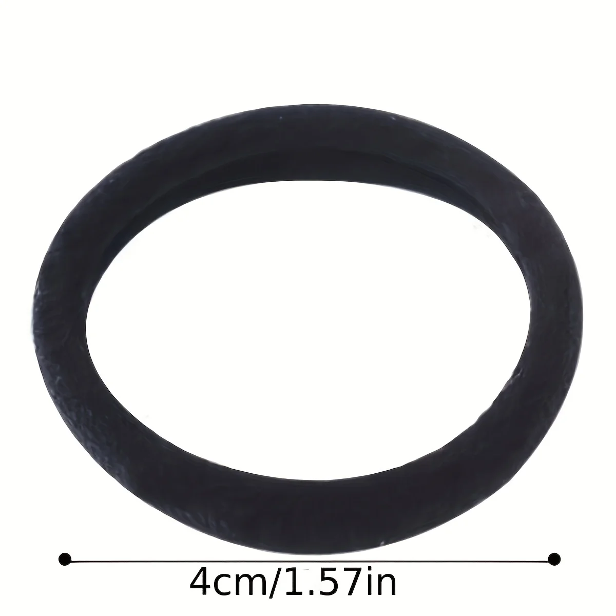 50/100 pieces of black and white hair bands, women's hair bands, high-elasticity rubber band hair bands, hair bands - Image 3