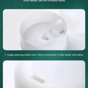 500ML Mini Humidifier USB Wood Grain Aroma Diffuser, Air Humidifier with Colorful Night Lights, Essential Oil Diffuser M