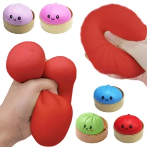 Colorful Squeezable Toy Stress Relief Squishy Sensory Fidget Toy Cute Decompression Desktop Decoration Gift for Kids Adu