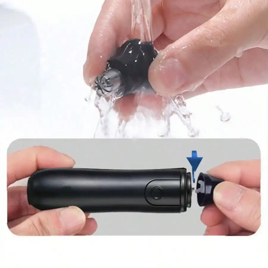 Electric Nose Hair Trimmer Unisex Implement Shaver Clipper Neck Hair Cutter Men's Shaving Tool Portable Clean Trimer - Image 3