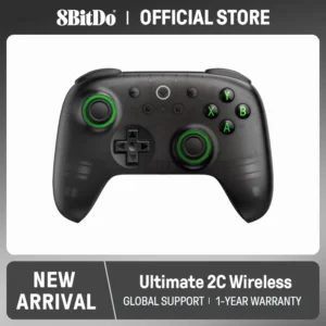 8BitDo - Ultimate 2C Wireless Gaming Controller for PC, Windows 10, 11, Steam Deck, Raspberry Pi, Android