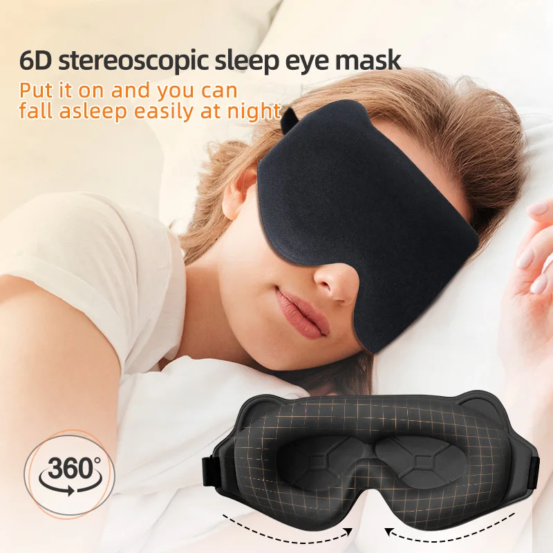 Sleeping Mask Eyepatch Blindfold Light Travel Eye Mask for 3D Sleeping Mask Slaapmasker Night Sleep Patch Portable Eyema