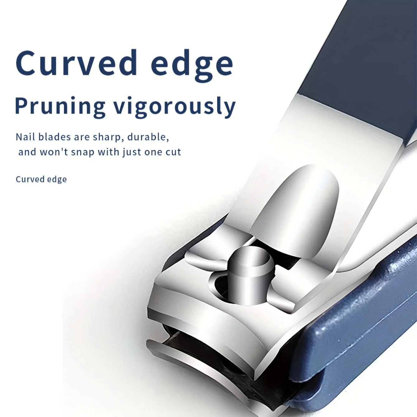 High-Quality New Splash-Proof Nail Clippers with a Hard Blade And a Nail Storage Box, Featuring an Attractive Design. - Image 4