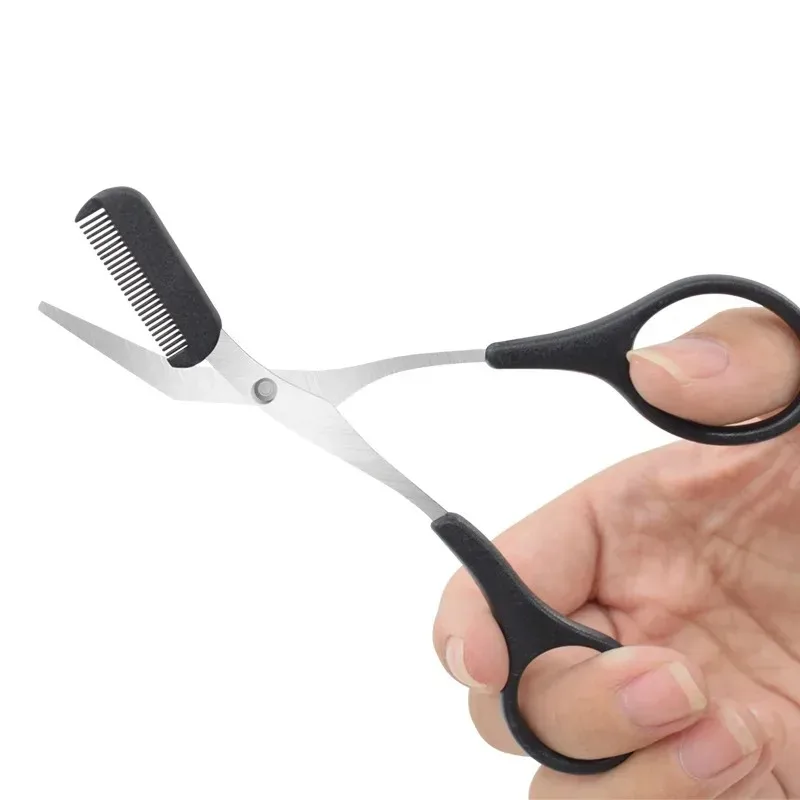 1/3PCS Eyebrow Trimmer Makeup Tools Stainless Steel Eyebrow Scissors with Comb Hair Removal Eyebrows Shaping Makeup Tool - Image 4