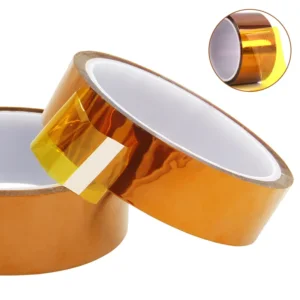 30m Long Gold Finger High Temperature Resistant Tape Polyimide Tape Multi Size Pet Anti Static Lithium Battery Insulatio