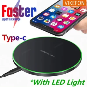Wireless Charger Mobile Phone Chargers Pad Stand For iPhone 16 15 14 13 12 11 Pro Max Samsung Xiaomi Fast Charging Dock