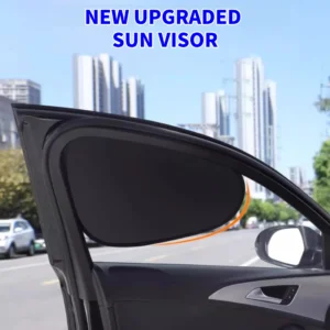 New Electrostatic Sun Visor for Car Side Window 4-Layer Sun Shade Curtains Anti-Glare UV-Blocker Auto Internal Blocker 9