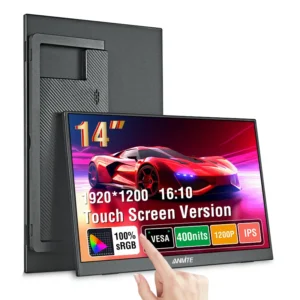 14 Inch Portable Touch Monitor Non-touch Optional 16:10 400cd/m2 Gaming Computer Expand Display For XBox PS4/5 Switch Lo