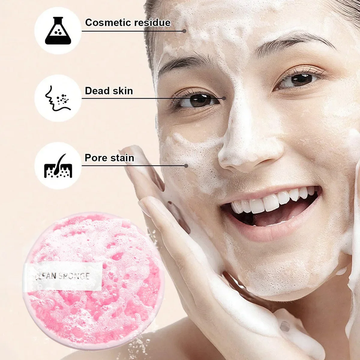 13/33pcs beauty set makeup kit large and small beauty sponges for flawless makeup application and removal of makeup full - Image 2