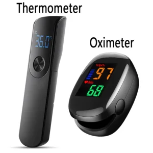 Medical IR Fever Thermometer Digital Ear Thermometer Child Adult Non-contact Body Temperature or Mini Oximeter Blood Oxy