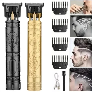 Carving Hair Clipper Professional Hair Cutting Machine Barber Rechargeable Hair Trimmer Metal Haircut Machine Clipper fo