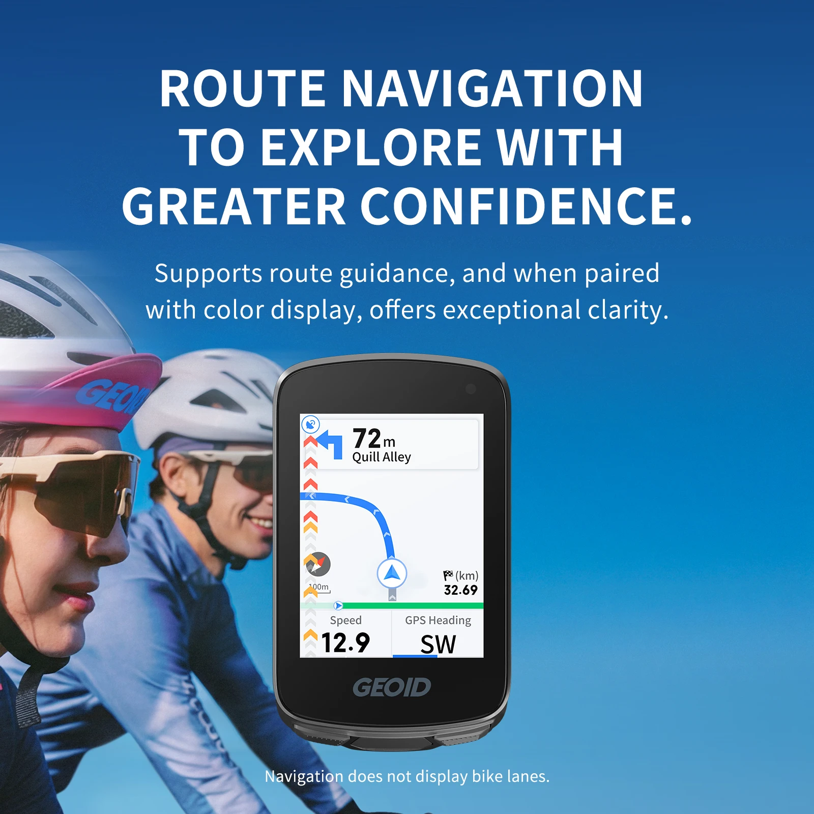GEOID CC700 GPS Bicycle Computer 2.8-inch Color Screen Bike Speedometer Route Navigation WIFI Waterproof Cycling Odomete - Image 2