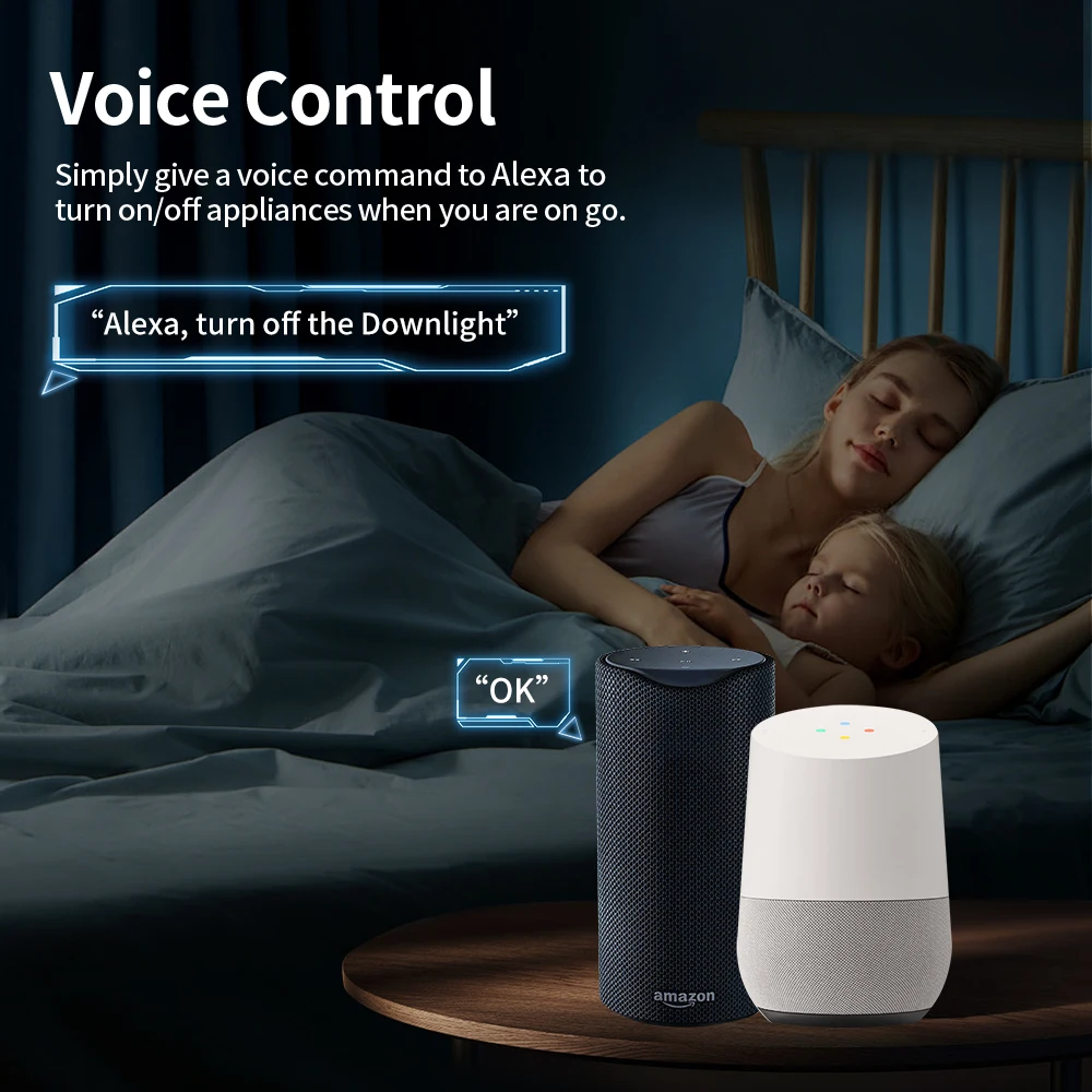TNCE TUYA Smart Plug WiFi or Zigbee3.0 Socket EU 16A/20A Power Monitor Timing Function Voice Control Work With Alexa Goo - Image 3