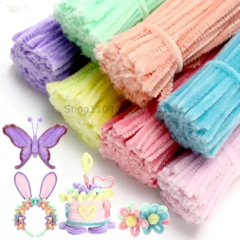 Cleaner Pipe Cleaners for Crafts Creative Chenille Stem Wire Pipe Cleaners Creative Leisure Hobby Diy Plush Stem Twisted - Image 3
