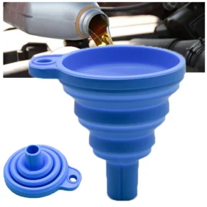Engine Funnel Car Universal Silicone Liquid Funnel Washer Fluid Change Foldable Portable Auto Engine Oil Petrol Change F
