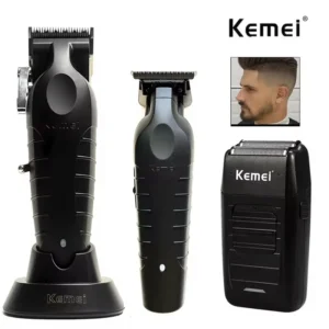 Kemei KM-2296 KM-2299 KM-1102 Hair Clipper Kit Men's Electric Shaver Hair Trimmer Machine Professional Hair Cutting Mach