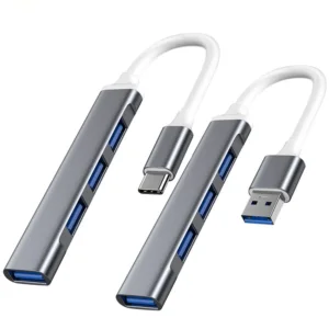 USB C HUB 3.0 Type C 3.1 4 Port Multi Splitter Adapter OTG For Xiaomi Lenovo Macbook Pro 13 15 Air Pro PC Computer Acces
