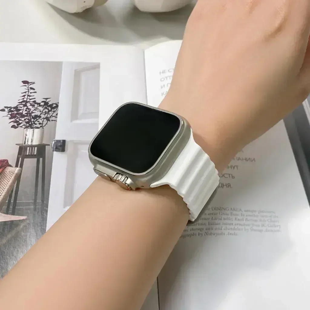 Ocean Strap for Apple Watch Band 44mm 40 45mm 49mm 41 42mm 46mm official-website bracelet iWatch series 7 6 3 se 8 Ultra - Image 2