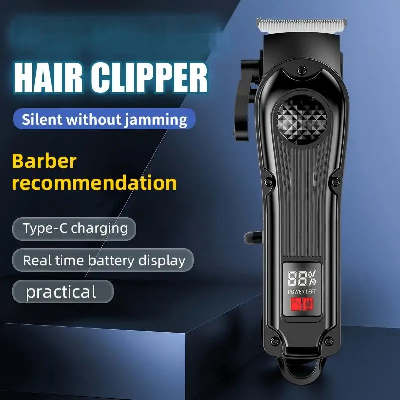 Electric Hair Clipper Bald Head Grooming Tool Self-Shaving Reasoning Barber Machine for Professional And Home Use - Image 2
