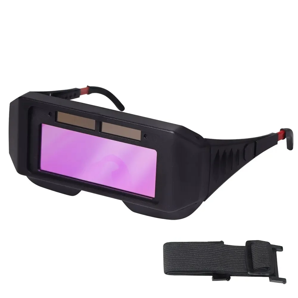 Solar Powered Welding Helmet Auto Darkening Welding Goggles LCD Welder Glasses for TIG MIG MMA Plasma Welder Glasses - Image 3