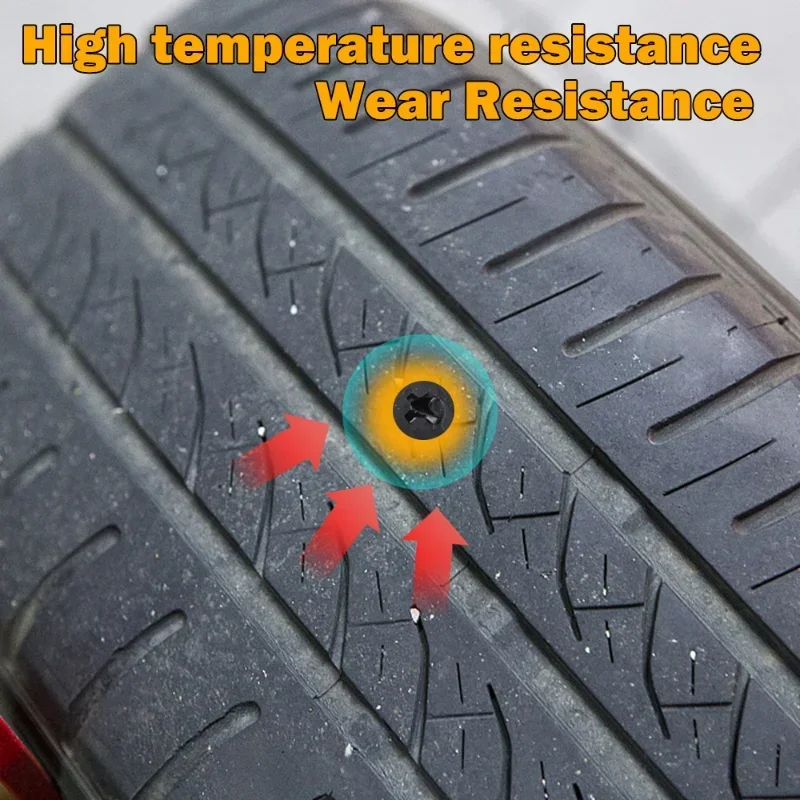 Universal Vacuum Tyre Repair Nail Kit Tubeless Tire Puncture Screw Fix Car Motorcycle ATV Patch Set - Image 4