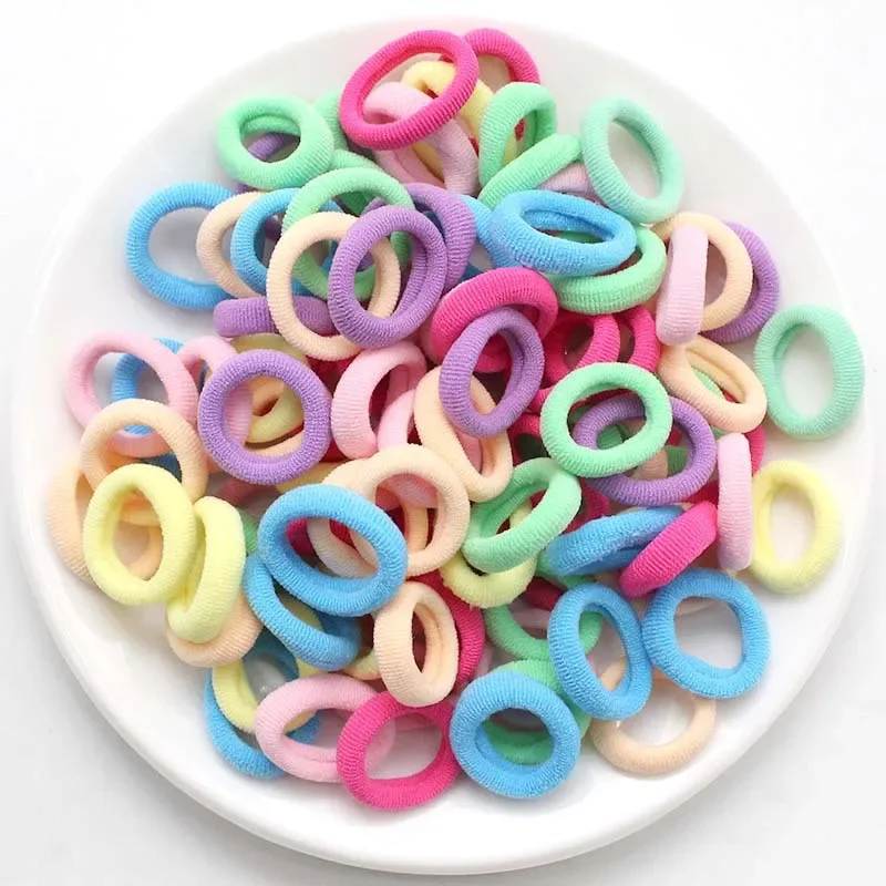 Elastic Hair Bands Ponytail Hold Hair Tie Rubber Bands Scrunchie Hair Accessories Bands for Girls hair accessories for w - Image 4