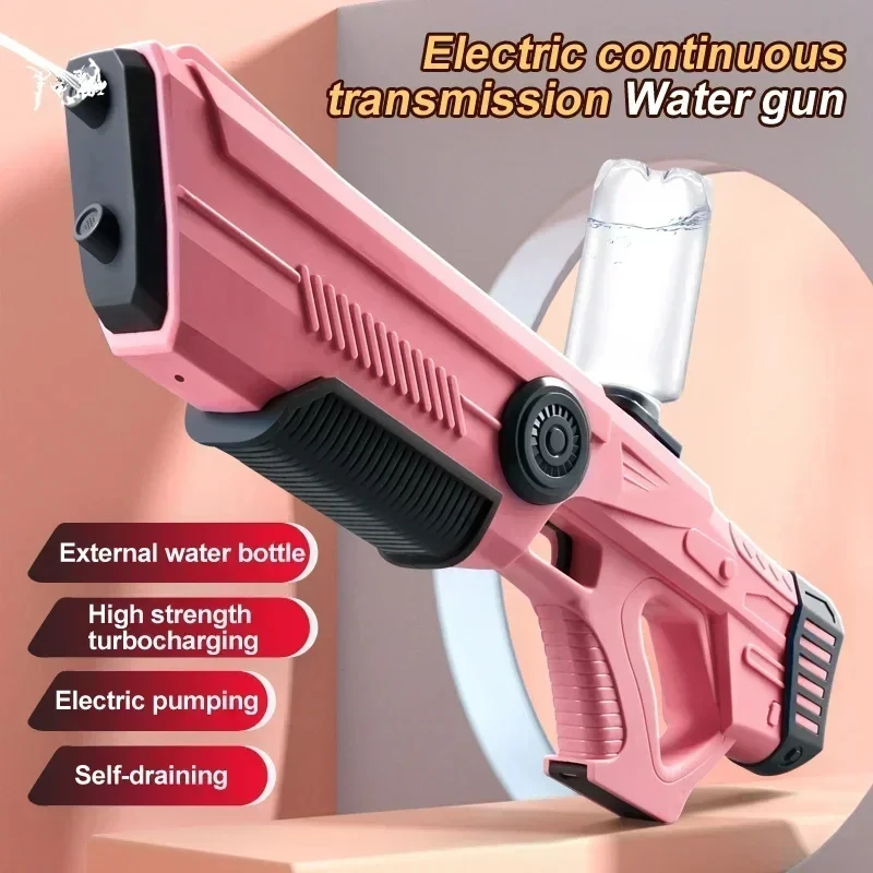 Electric Automatic Water Storage Gun Toys Portable Children Summer Beach Outdoor Fight Fantasy Spray Gun Toys Boy Kid Ad - Image 3