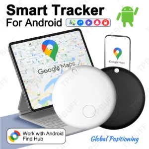 Smart GPS Tracker Works With google find my device tracker Pet Kids Luggage Key Tracking Global Accurate Positioning Blu