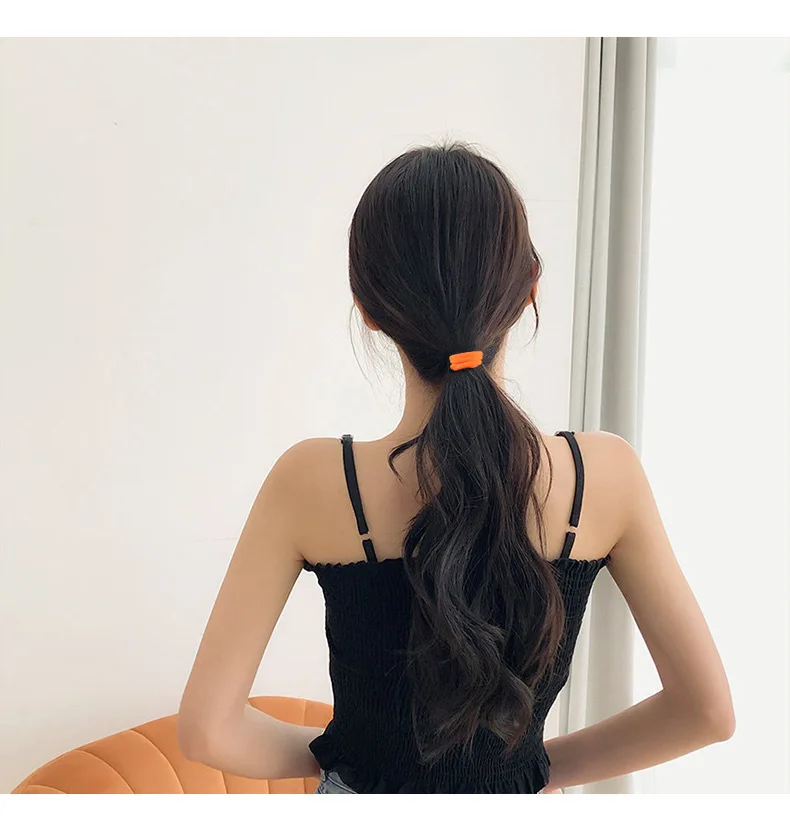 20/50/100pcs Four seasons Elastic Hair Bands Girls 4CM Sweets Scrunchie Rubber Band Hair Ties Clips Headband Hair Access - Image 3