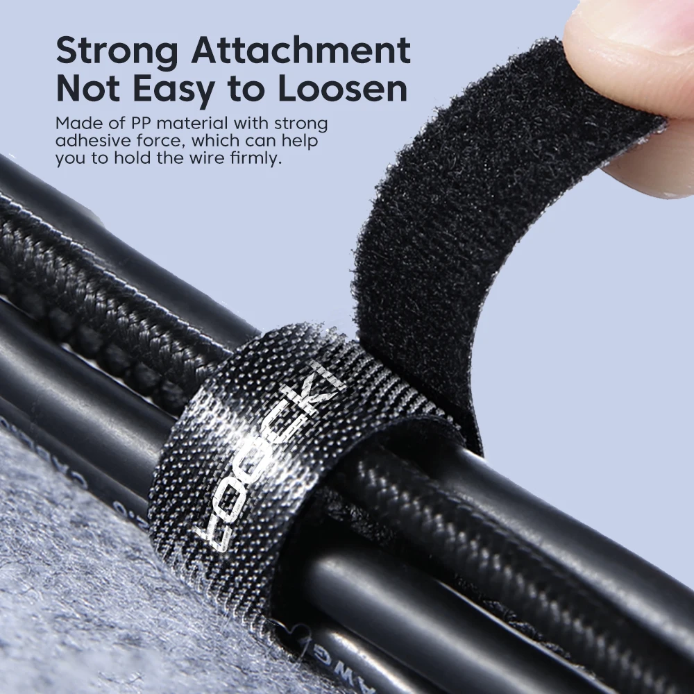 Toocki Cable Organizer Wire Winder USB Cable Management Protector Earphone Mouse Cord Ties Phone Accessory for iPhone Sa - Image 4