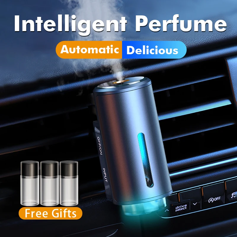 Car Electric Air Diffuser Aroma Car Air Vent Humidifier Mist Aromatherapy Car Air Freshener For Removing Odors Car Acces