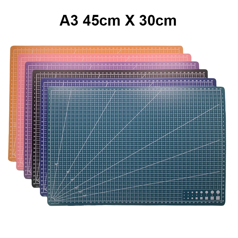 A3/A4/A5 Double Side Craft Cutting Mat Cutting Board Sewing Pad Artist Carving Tools Handmade Crafts DIY Props 5 Colors - Image 4