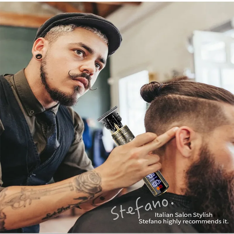 T9 Professional Hair Clipper/Accessories for Men | USB Fast Charging | Beard/Body/Hair Trimmer | Precision Electric Shav - Image 2