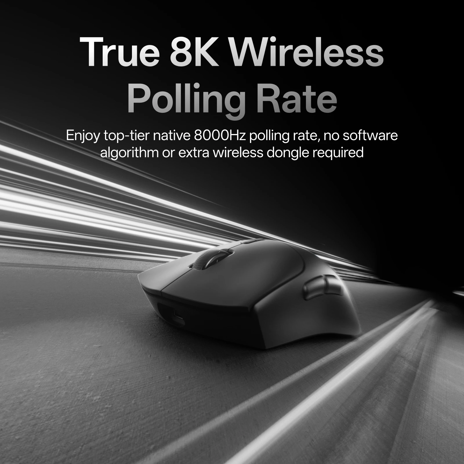 Rapoo VT7 MAX /VT7 Wireless Gaming Mouse True 8K Wireless Polling Rate 53g Lightweight Up to 750Hr Battery Life - Image 2