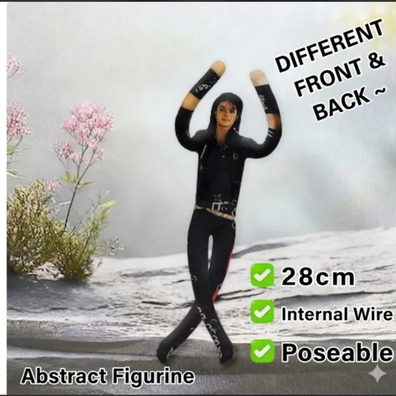 Michael Jackson Cosplay Prop Doll Plush Figure Abstract Joint Mobility Dolls Soft Stuffed Room Decoration Props Collecti - Image 3