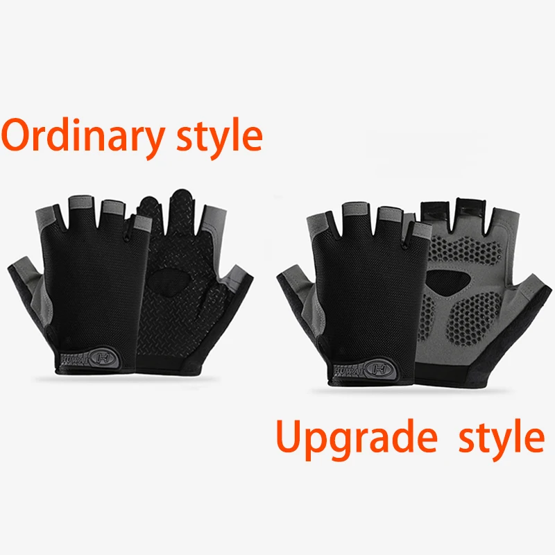 Men Cycling Bicycle Gloves Half Finger Gym Gloves Women Mitten Breathable Anti-slip Glove Fitness Sport Training Gloves - Image 4