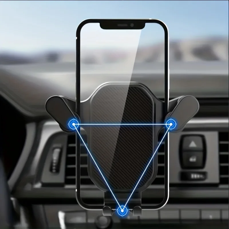 Car Phone Holder Car Air Vent Clip Mount Mobile Cell Stand Smartphone GPS Support For 4.7-6.7 Inch Mobile Devices - Image 3