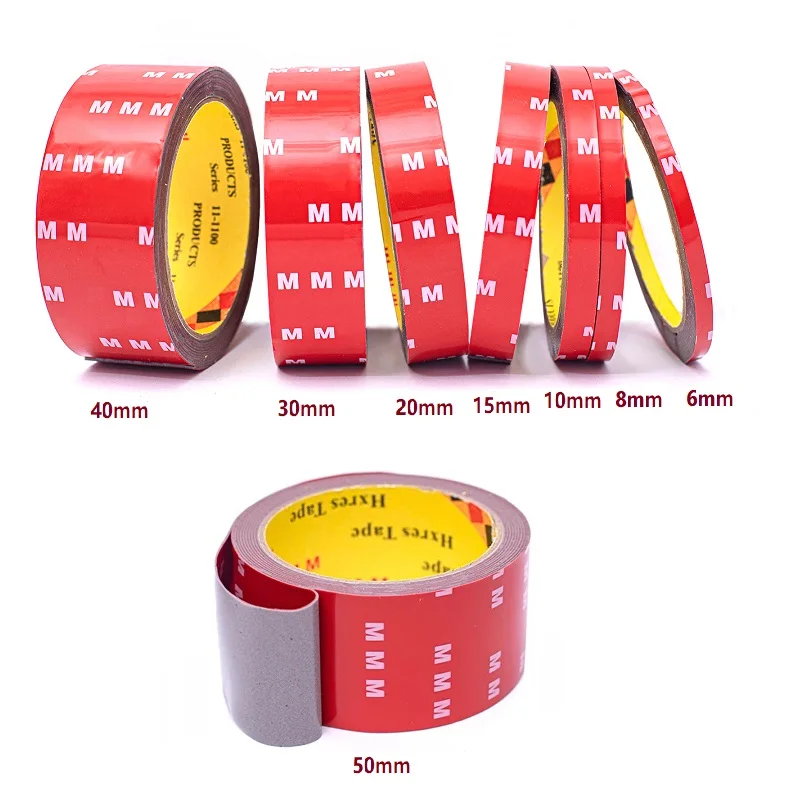 300CM Strong Permanent Double Sided Tape Acrylic Foam Adhesive Waterproof High Temperature Tape Sticker for Car Indoor D - Image 2