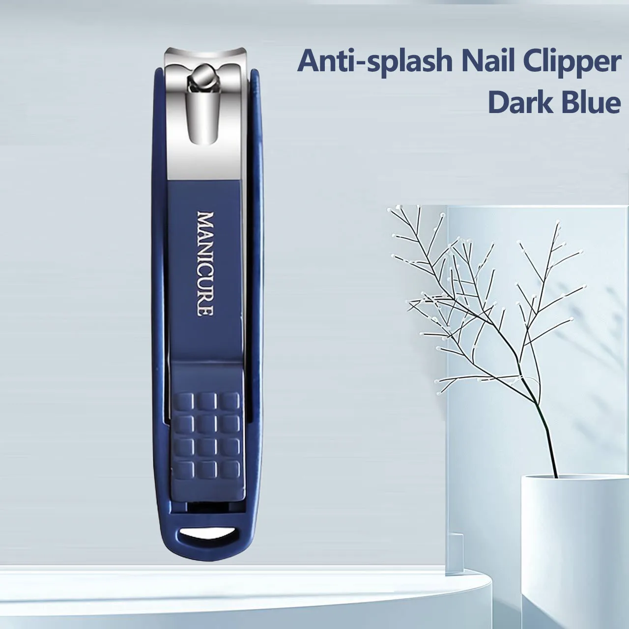 High-Quality New Splash-Proof Nail Clippers with a Hard Blade And a Nail Storage Box, Featuring an Attractive Design. - Image 2