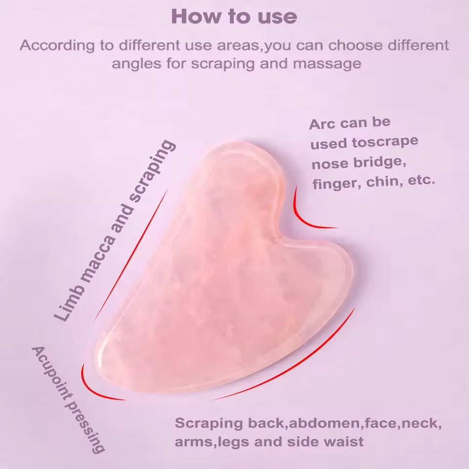 Gua Sha Board Body Massage Tool Beeswax Guasha Scraping Facial Scrapping Plate Beautiful Massage Neck Back Care SPA Mass - Image 2