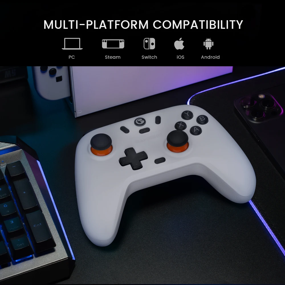 GameSir Nova Lite Wireless Gamepad, Bluetooth Gaming Controller with Hall Effect for Switch, Android, iOS, PC, Steam Gam - Image 3